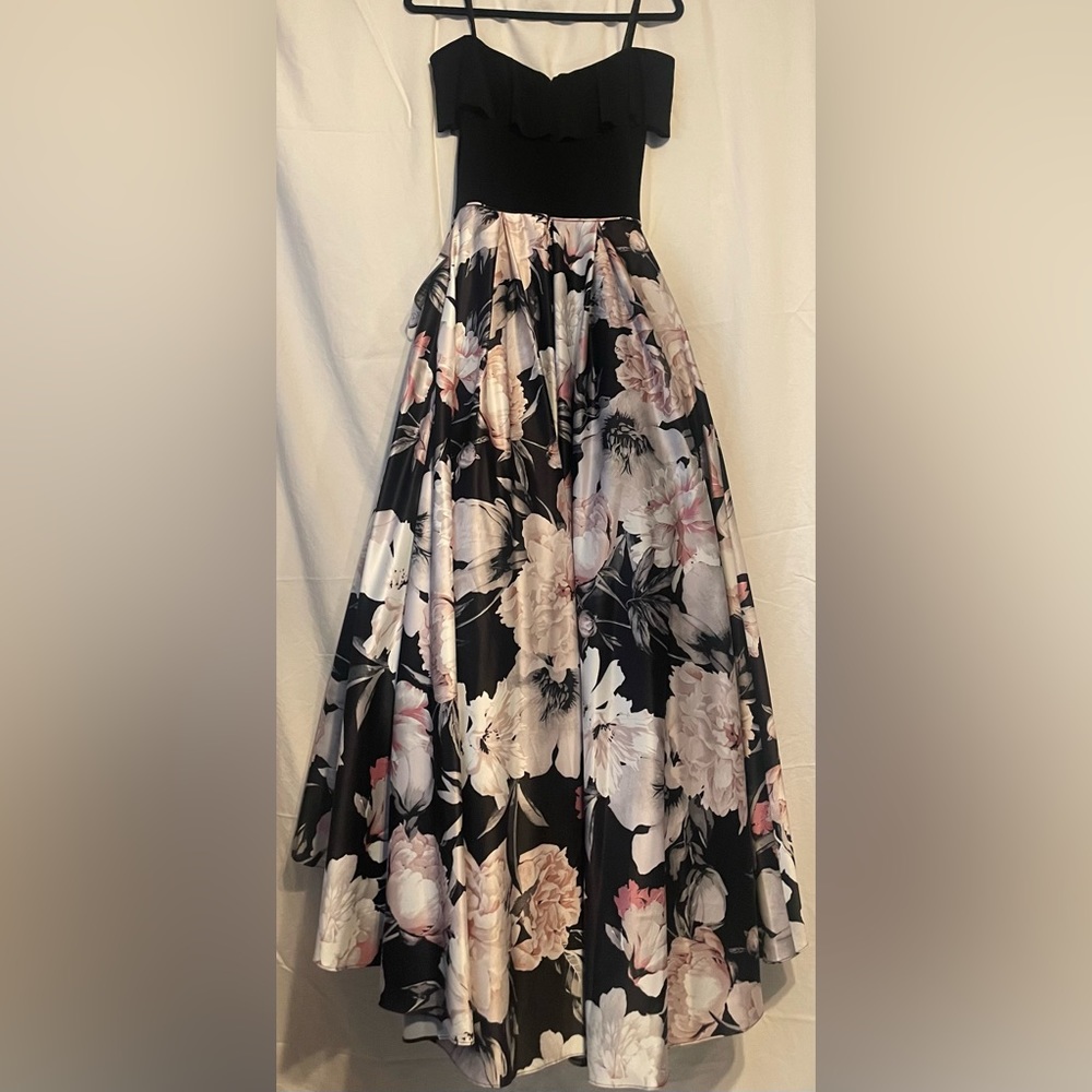 Betsy Adams Floral Formal Gown